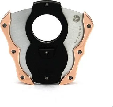 Colibri Monza Double Guillotine Cigar Cutter Black/Rose