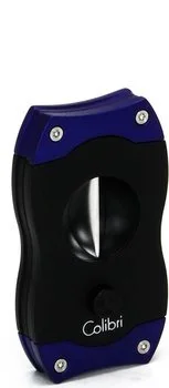 Colibri V-Cut Cigar Cutter Black/Blue