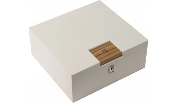 HF Barcelona W Smart desktop humidor white