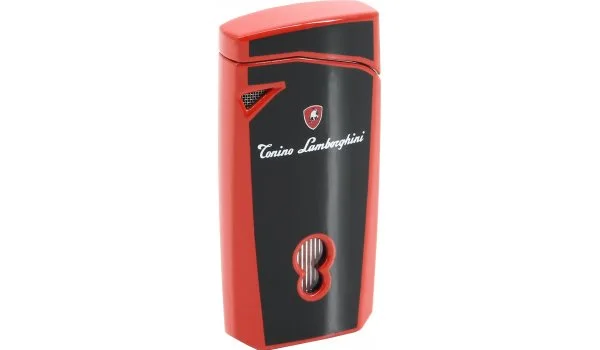 Lamborghini L Magione jet lighter black/red + leather case