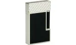 S.T. Dupont Ligne 2 Lighter 16746 Black Lacquer / Pointe de Feu Palladium Top