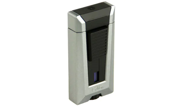 Colibri Stealth Triple Jet Lighter metallic silver and black