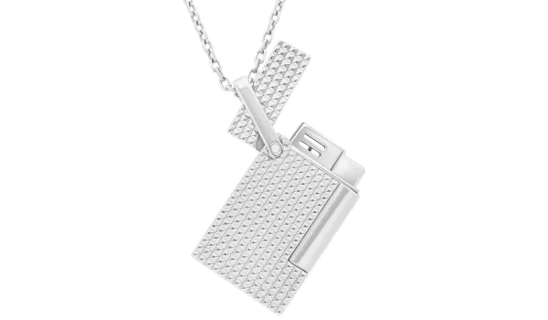S.T. Dupont Necklace Lighter Silver K27066CH