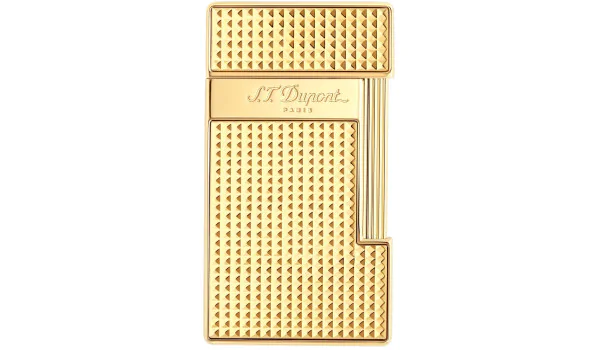 S.T. Dupont Slimmy Lighter Diamond Head Gold 028009