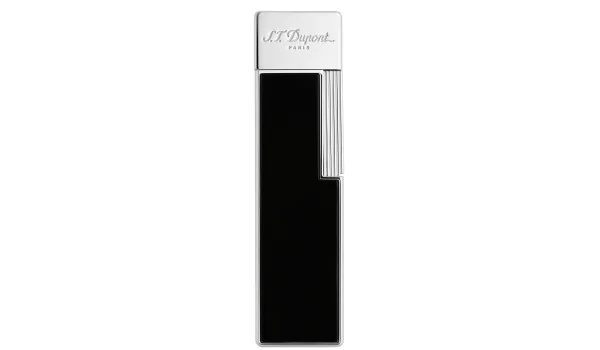 S.T. Dupont Twiggy Lighter Black Lacquer Chrome 030001