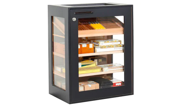 adorini Salina Humidor Cabinet Black