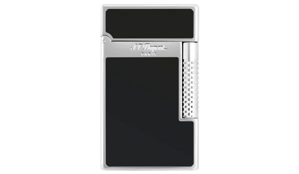 S.T. Dupont Le Grand Cling Lighter Black Lacquer Palladium C23010