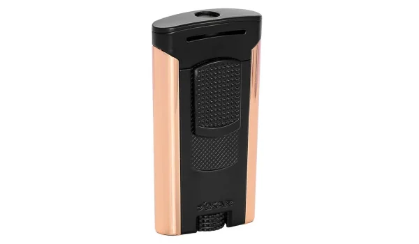 Xikar Lighter Astral Single Jet Black Rose Gold XI-606BKRS